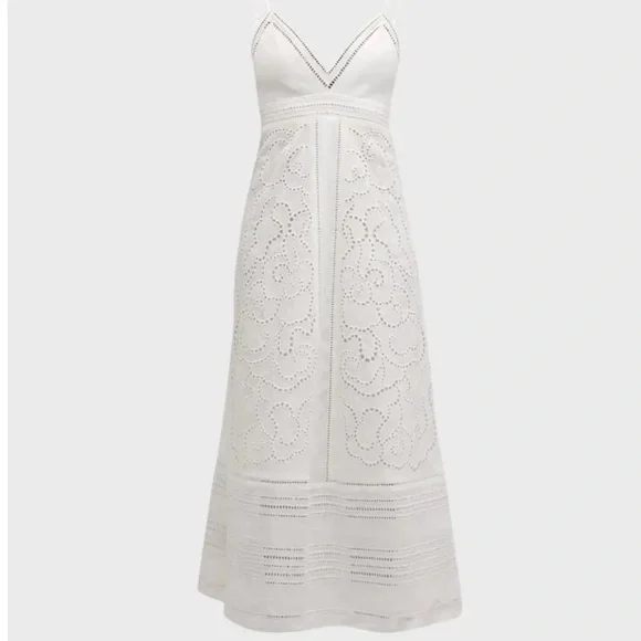 Magaschoni elegant White Lace Dress IDENTICAL TO ALC - Picture 1 of 15